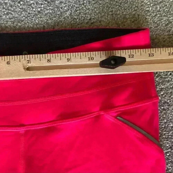Athleta Neon Leggings Cropped Pink Capri Athletic - Picture 6 of 8